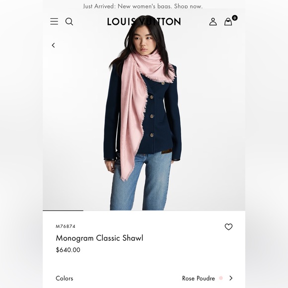 Monogram Shine shawl / scarf Louis Vuitton LV - Picture 2 of 12